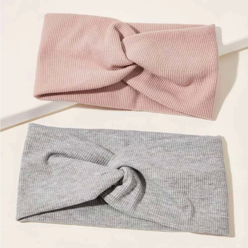 Wide Criss Cross Headband Set